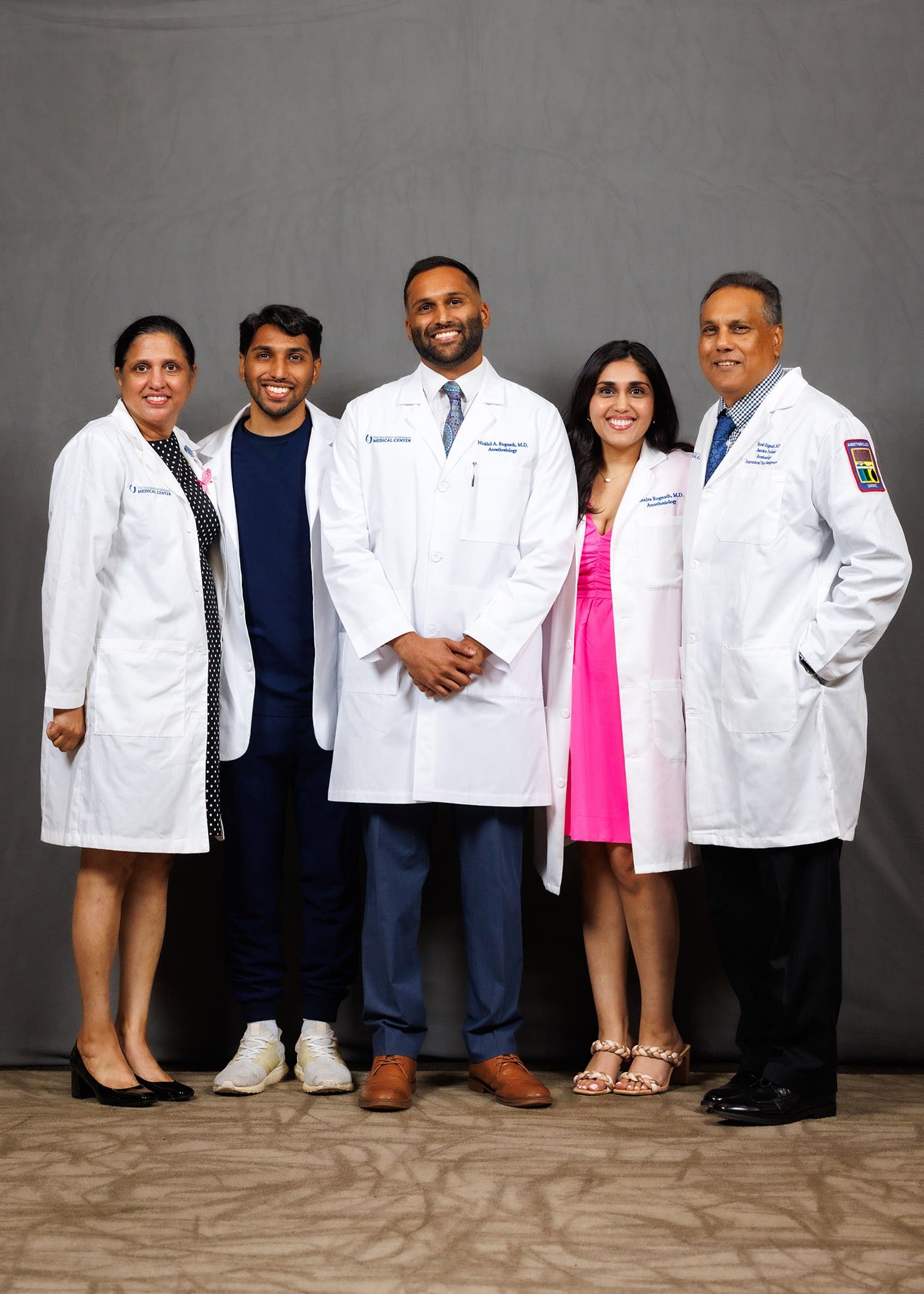 Rugnath Family White Coats